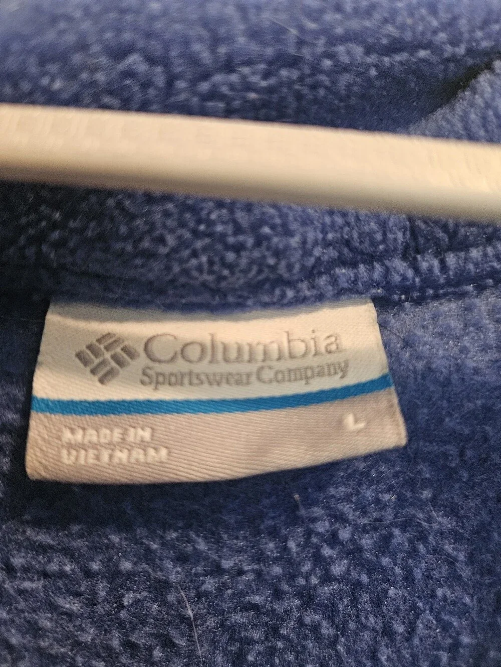 Columbia Periwinkle Blue Full-Zip Fleece Jacket